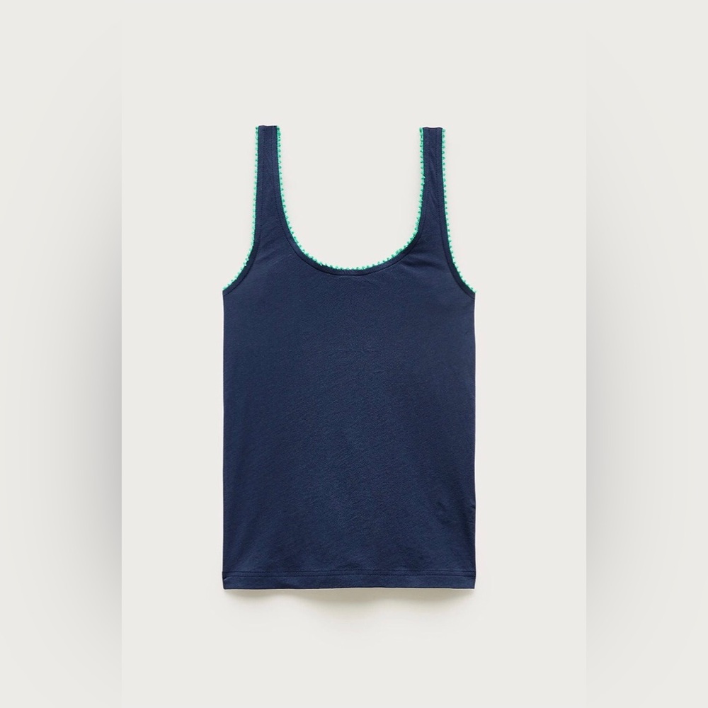 J. Crew Feather Jersey Tank Top